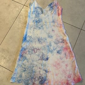 Danilo Tie Dye Mini Slip Dress Size S